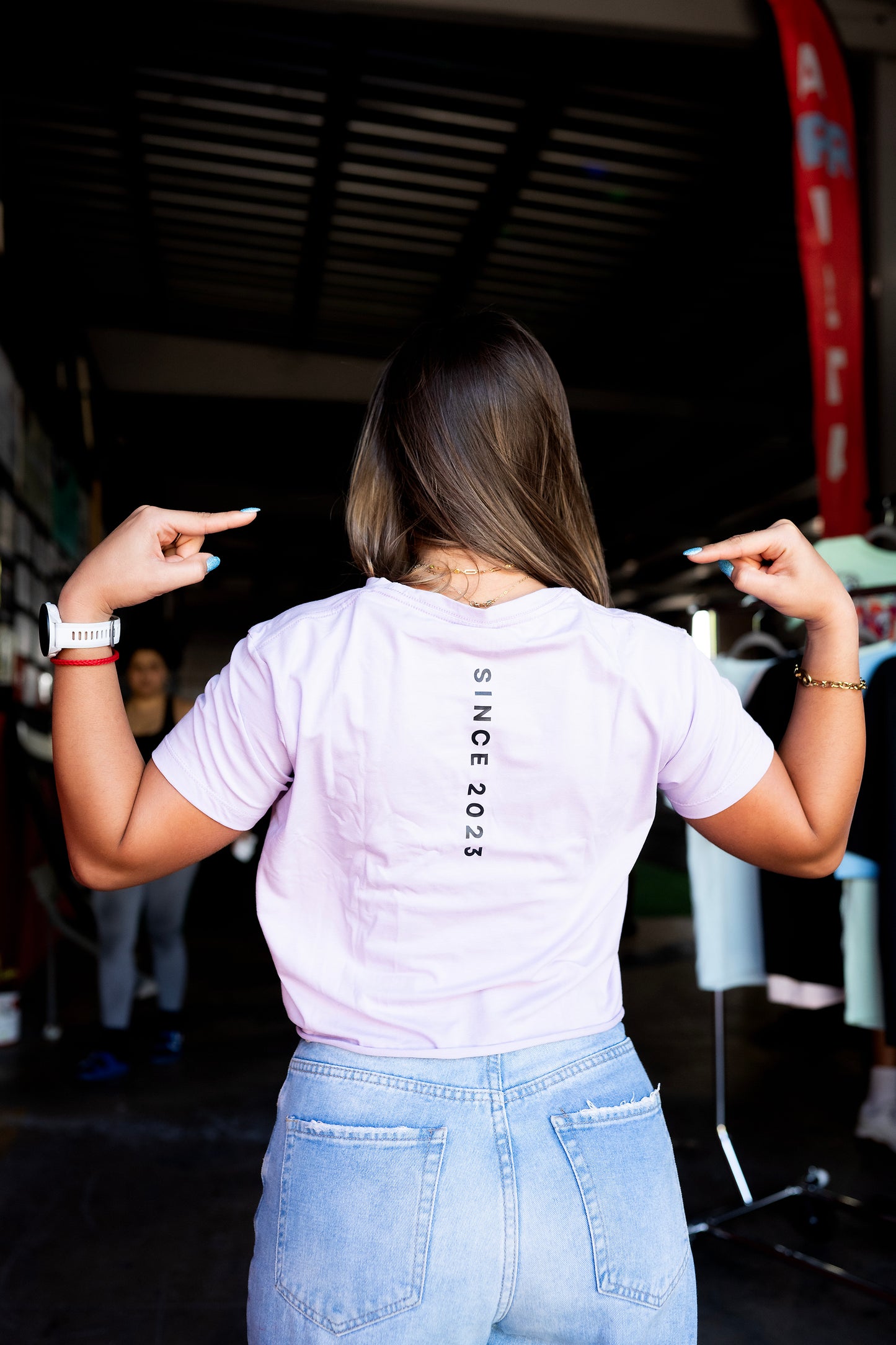APRTA Brand crop top violeta
