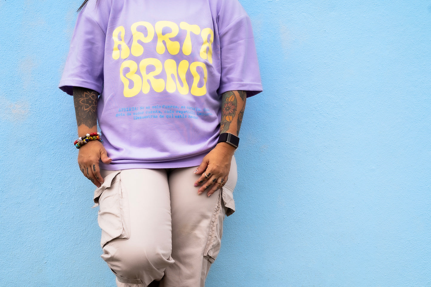 APRTA Brand Tee in Violet